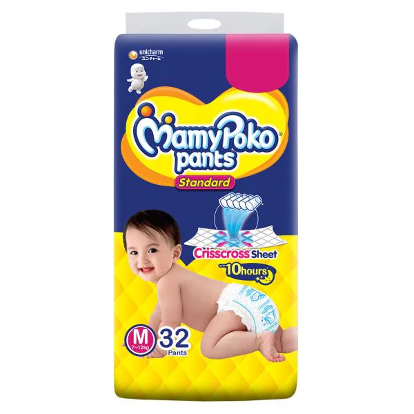 MamyPoko Standard Pants (M) 32 count (7 12 kg) JioMart