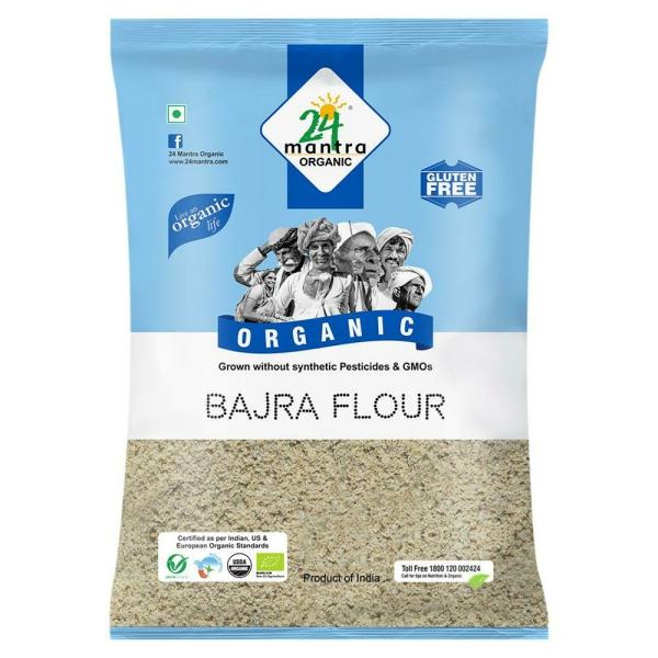 24 Mantra Organic Bajra Millet Flour 500 g JioMart