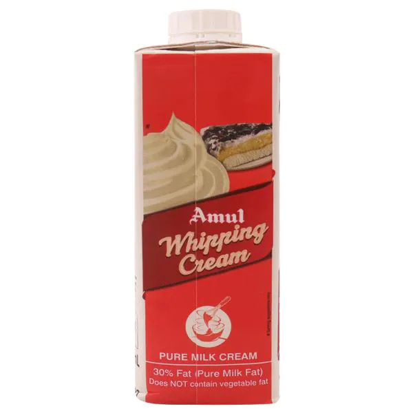 Amul Whipping Cream 250 ml (Tetra Pak) JioMart