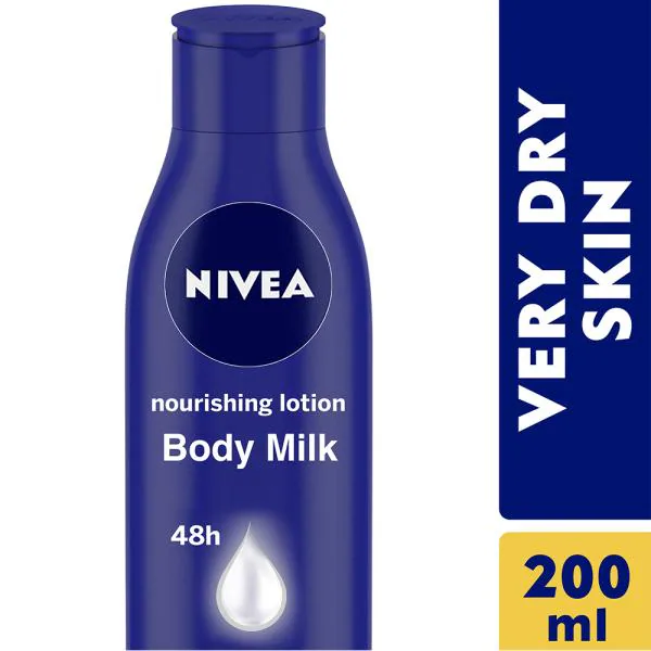 Nivea Body Milk Nourishing Body Lotion with 2x Almond Oil for 48H