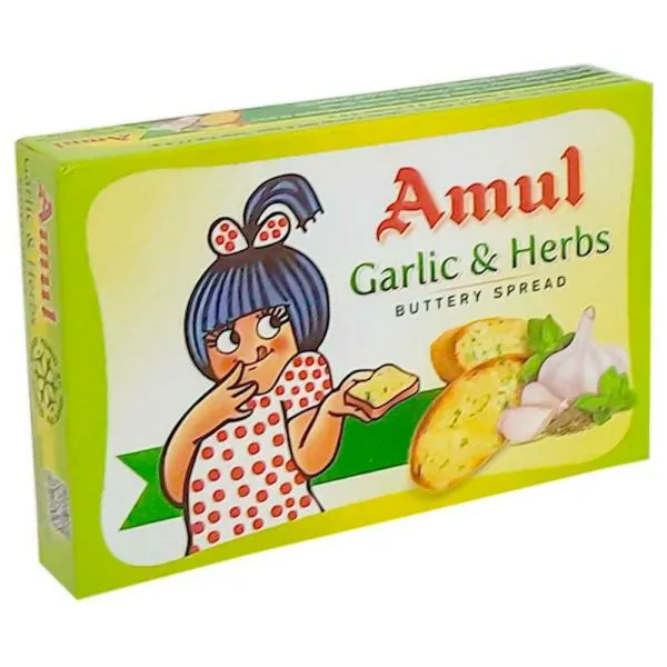Amul Garlic & Herbs Buttery Spread 100 g (Carton) JioMart