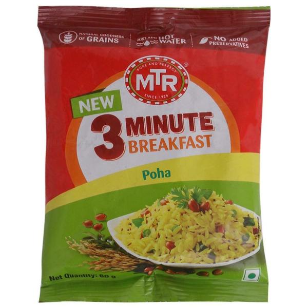 MTR 3 Minute Breakfast Poha Mix 60 g JioMart