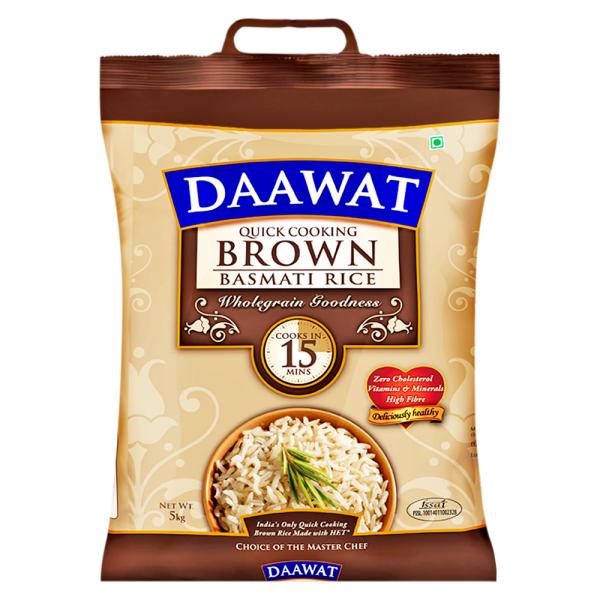 Daawat Brown Basmati Rice 5 kg JioMart