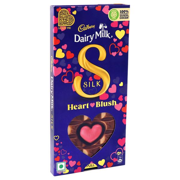 Cadbury Dairy Milk Silk Heart And Blush Chocolate 150 G atelieryuwa