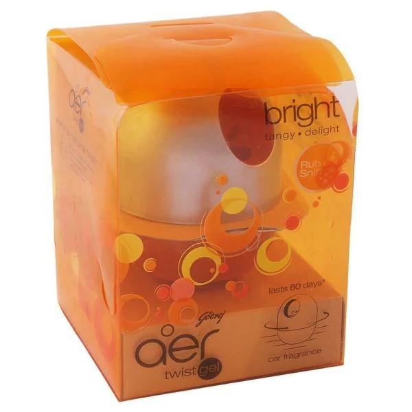 Godrej Aer Twist Bright Tangy Delight Car Freshener Gel 45 g JioMart