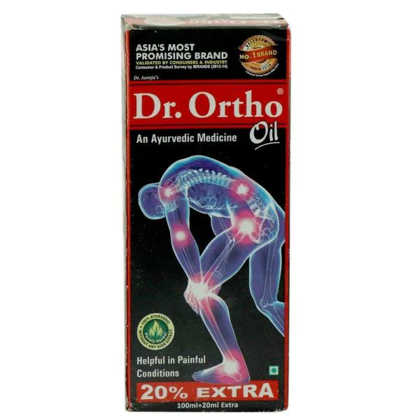 Dr. Ortho Ayurvedic Medicine Oil 100 ml (Get Extra 20 ml Free) JioMart