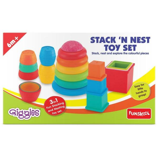 Giggles stack and nest toy set Clearance