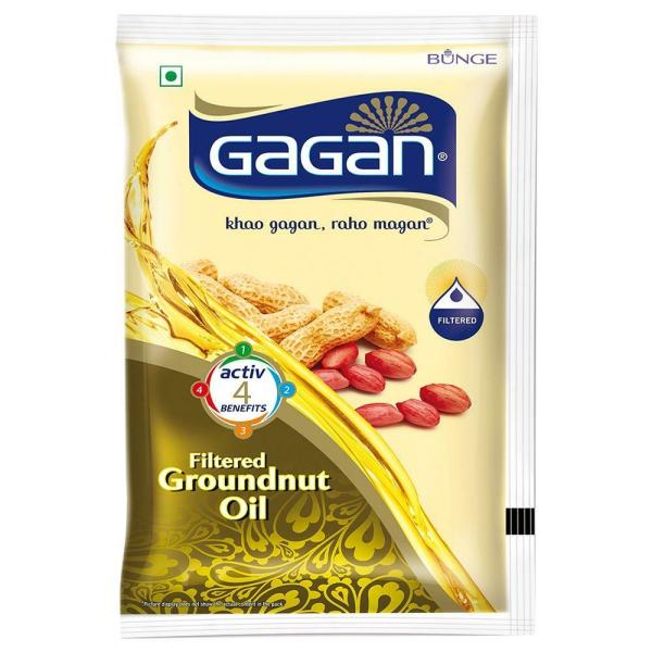 Gagan Filtered Groundnut Oil 1 L - JioMart