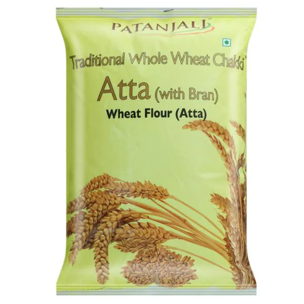 Patanjali Whole Wheat Atta with Bran 5 kg JioMart