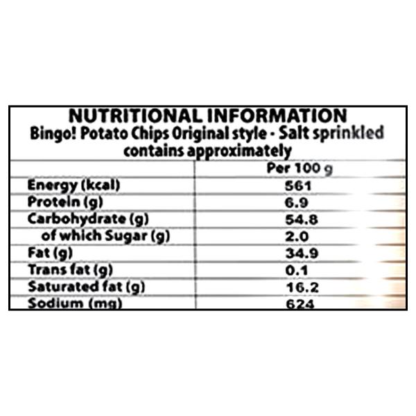 Bingo Salt Sprinkled Potato Chips 52 g JioMart