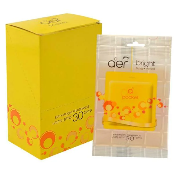 Godrej Aer Pocket Bright Tangy Delight Bathroom Freshener 10 g JioMart