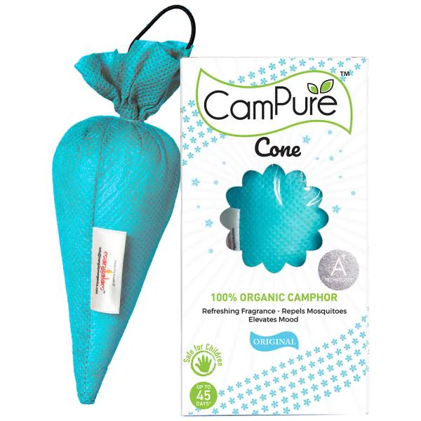CamPure Original Camphor Cone Air Freshener 60 g JioMart