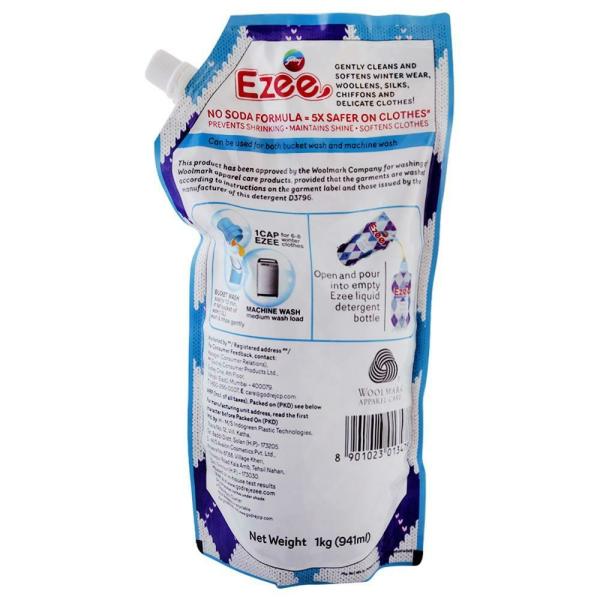 Godrej Ezee Winterwear, Chiffon & Silks Liquid Detergent 1 kg (Buy 2 Get 1 Free) JioMart
