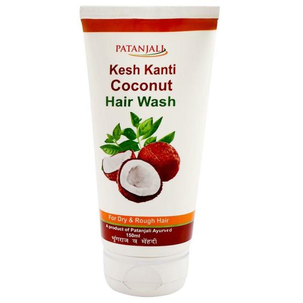 Patanjali Kesh Kanti Bhringa & Mehendi Coconut Hair Wash 150 ml - JioMart