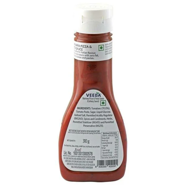 Veeba Marinara Pizza & Pasta Sauce 310 g JioMart