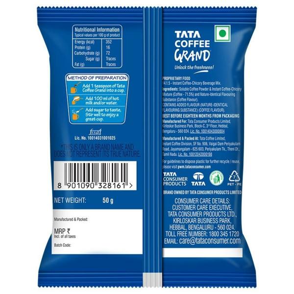 Tata Grand Instant Coffee Powder 50 g JioMart