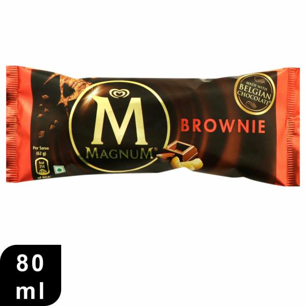 Kwality Wall's Magnum Brownie Ice Cream 80 ml (Pack) JioMart