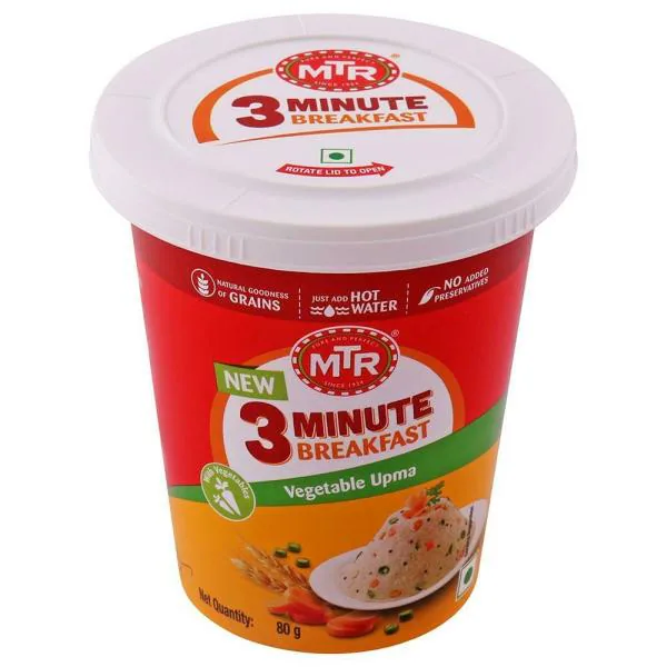 MTR 3 Minute Breakfast Vegetable Upma Mix 80 g JioMart