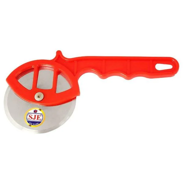 SJE Red Plastic Pizza Cutter JioMart