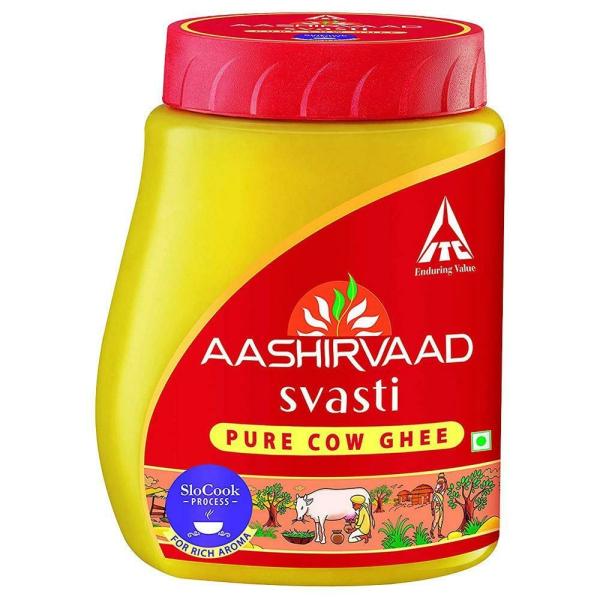 Aashirvaad Svasti Pure Cow Ghee 500 ml (Jar) JioMart
