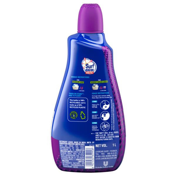 Surf Excel Matic Front Load Liquid Detergent 1 L JioMart