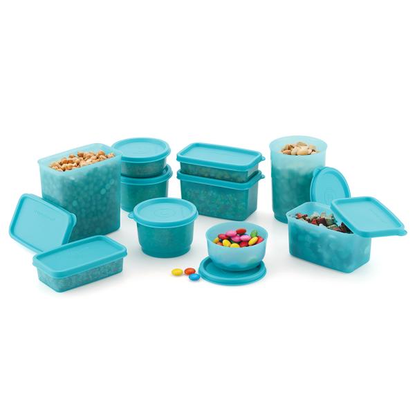 Mastercook Assorted Colour Plastic Container 1.5 L (Set of 10) JioMart