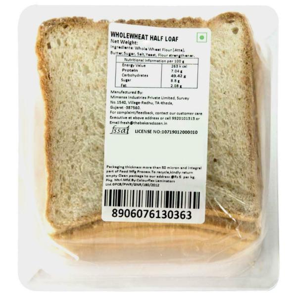 The Baker's Dozen Whole Wheat Loaf 230 g (Pack) JioMart