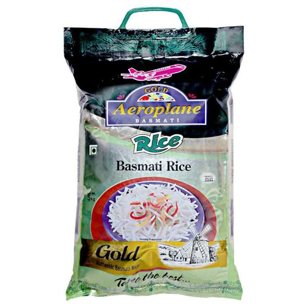 Aeroplane Gold Basmati Rice 5 kg JioMart