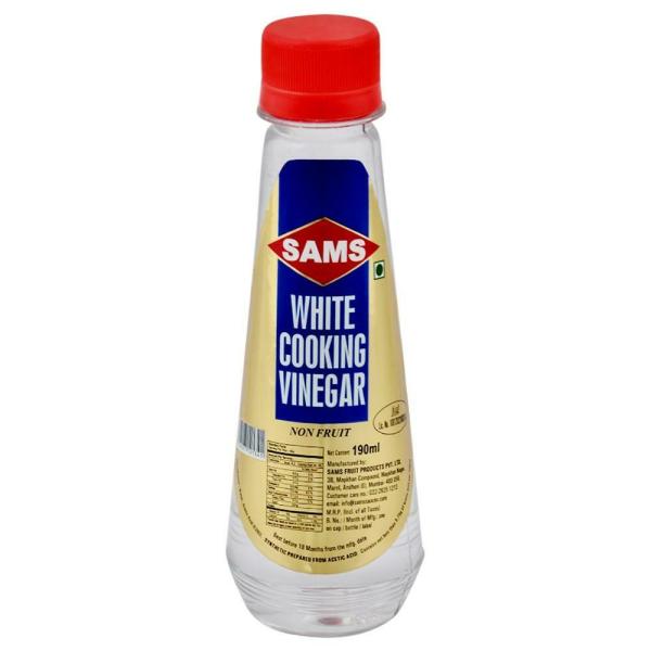 SAMS White Cooking Vinegar 190 ml JioMart