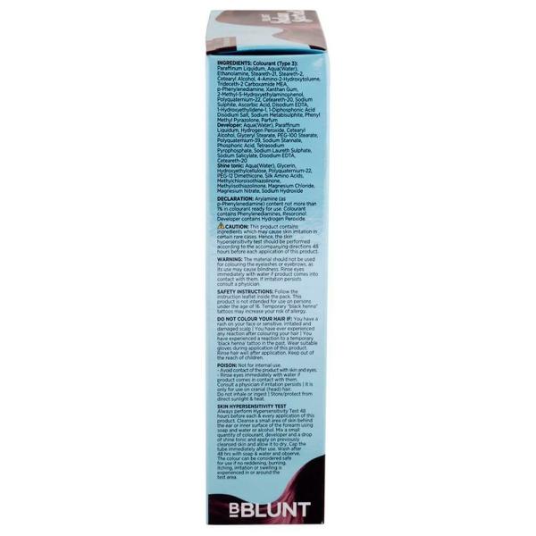 BBlunt Salon Secret Ammonia Free High Shine Creme Hair Colour, Wine (4.