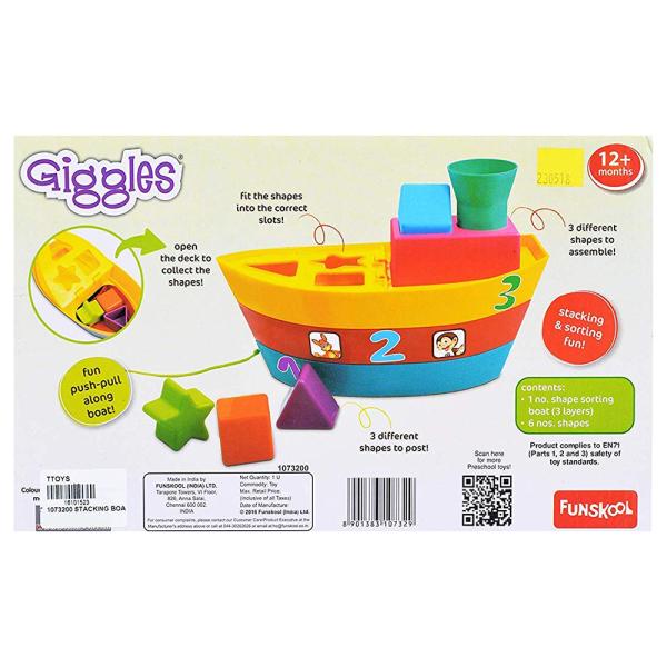 Funskool Giggles Stack A Boat (1+ Year) JioMart