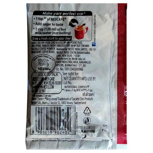 Nescafe Classic Instant Coffee Nutrition Facts Blog Dandk