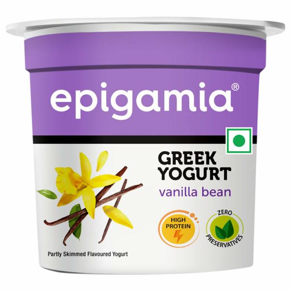 Epigama Vanilla Bean Greek Yogurt 85 g (Cup) JioMart