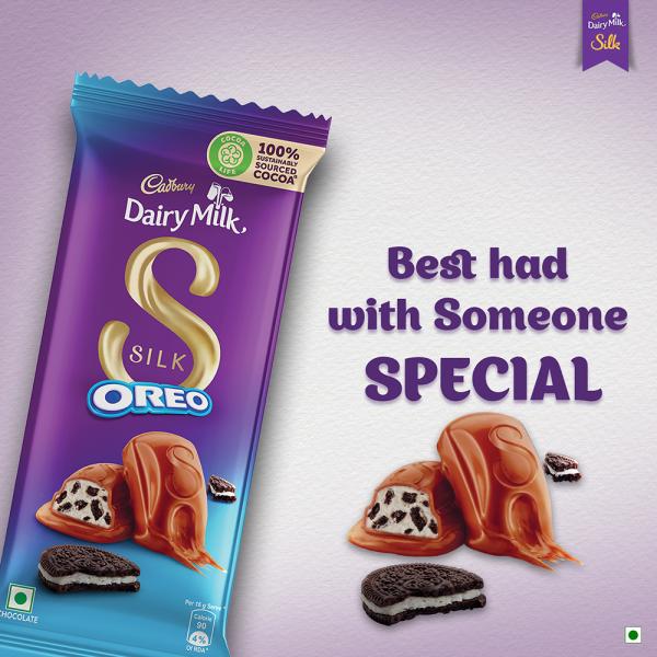 Cadbury Dairy Milk Silk Oreo Chocolate 130 g JioMart