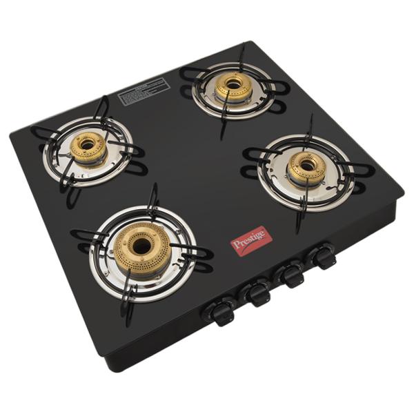 Prestige Marvel Black Glass Top 4 Burner Gas Stove JioMart