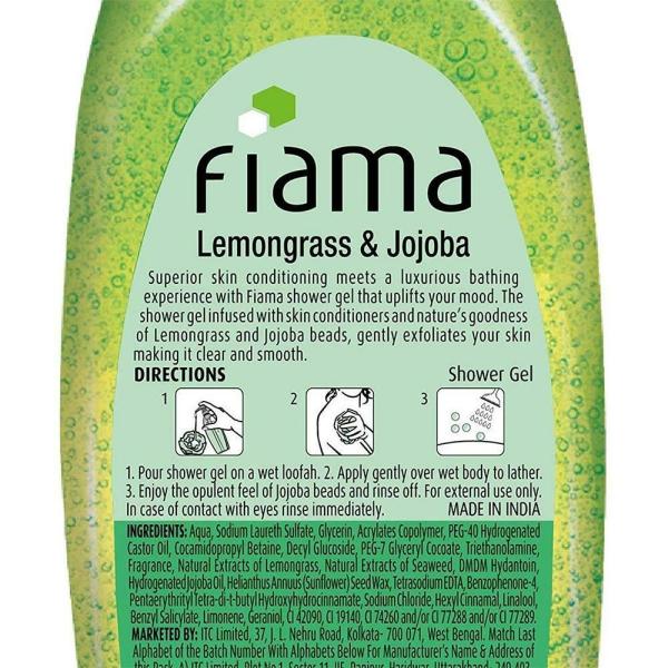 Fiama Lemongrass & Jojoba Gentle Exfoliating Shower Gel 500 ml JioMart