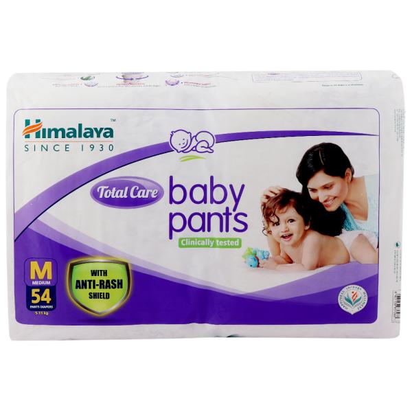 Himalaya Total Care Baby Pants (M) 54 count (5 11 kg) JioMart