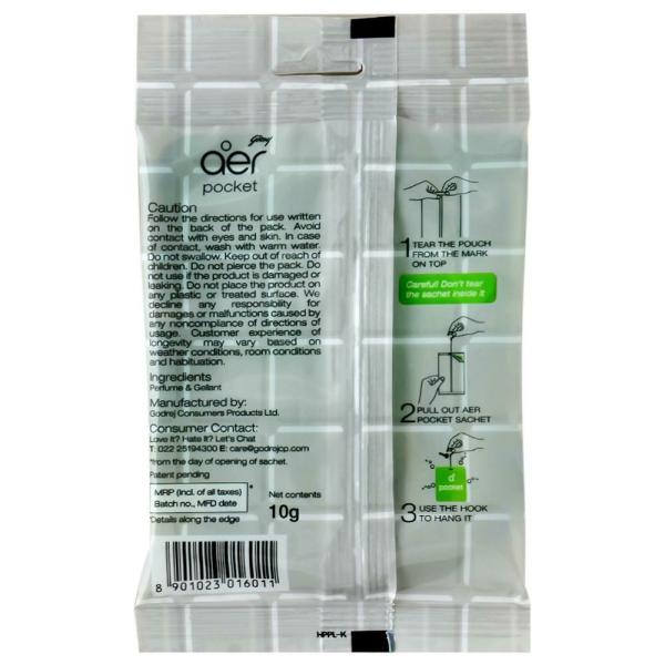 Godrej Aer Pocket Fresh Lush Green Bathroom Freshener 10 g - JioMart