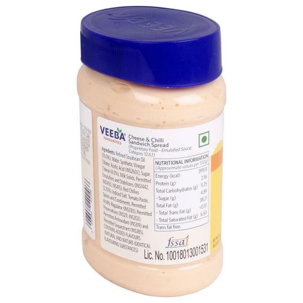 Veeba Cheese & Chilli Sandwich Spread 275 g JioMart