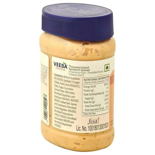 Veeba Thousand Island Sandwich Spread 280 g JioMart