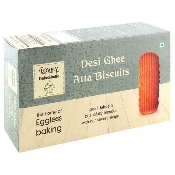 Lovely Desi Ghee Atta Biscuit 350 g JioMart