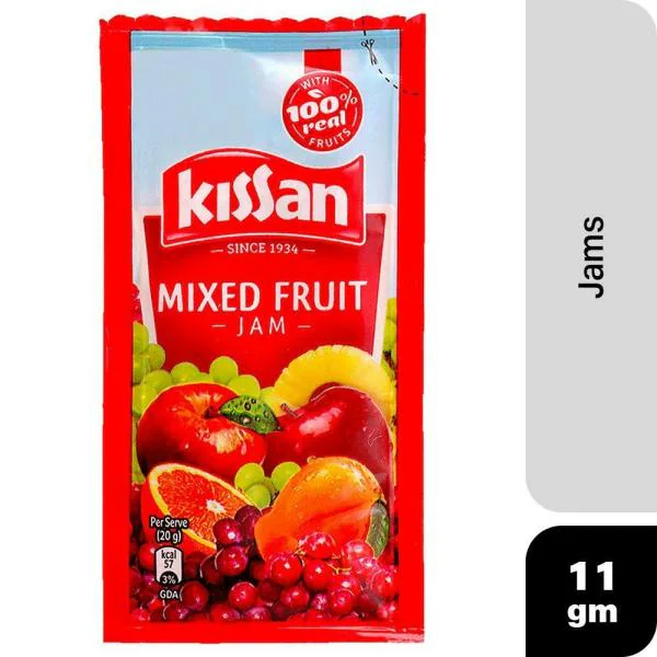 Kissan Mixed Fruit Jam, With Fruit Ingredients, 700 G