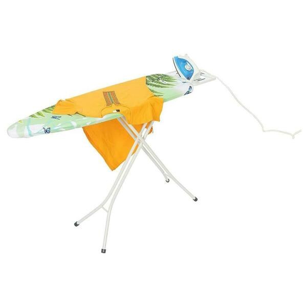 Gimi Leo Premium White Steel Iron Board 140x33x5 cm JioMart