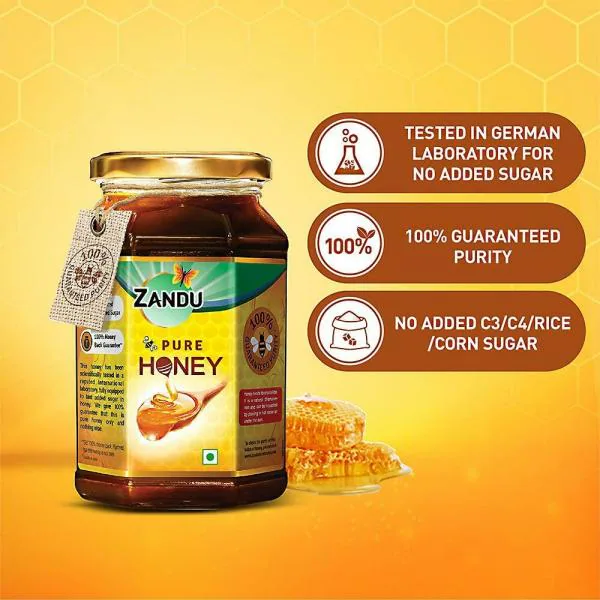 Zandu Pure Honey 500 g JioMart
