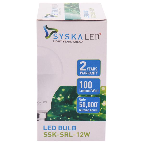 Syska B22 White 6500K LED Bulb 12 W (SSKSRL) JioMart