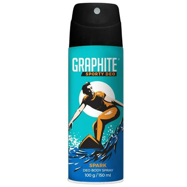 Graphite Spark Sporty Deo Body Spray for Men 150 ml JioMart