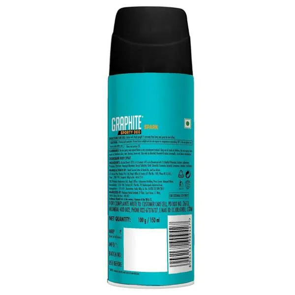 Graphite Spark Sporty Deo Body Spray for Men 150 ml JioMart