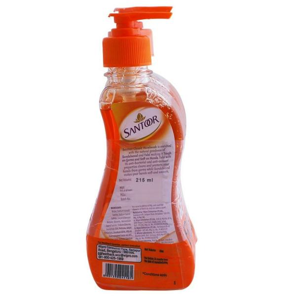 Santoor Classic Handwash 215 ml (Buy 1 Get 1 Free) JioMart