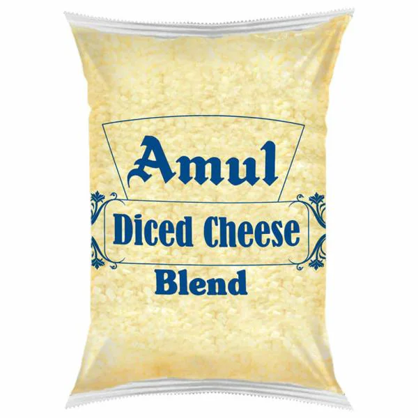 Amul Blend Diced Cheese 1 kg (Pouch) JioMart