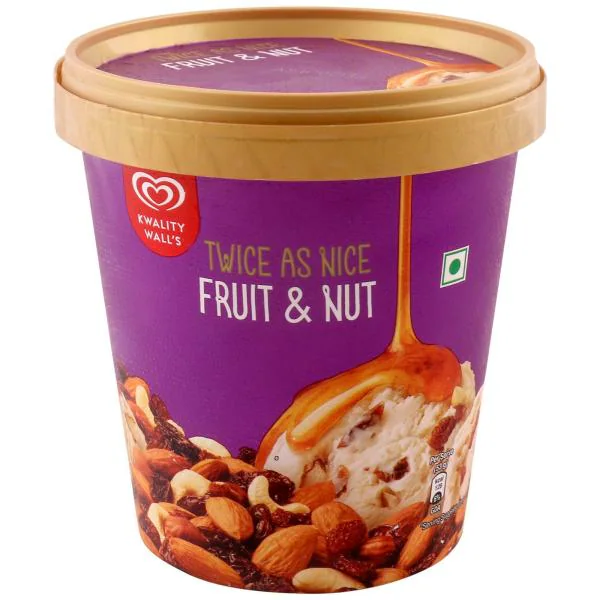 Kwality Wall's Fruit & Nut Family Pack 700 ml (Tub) JioMart